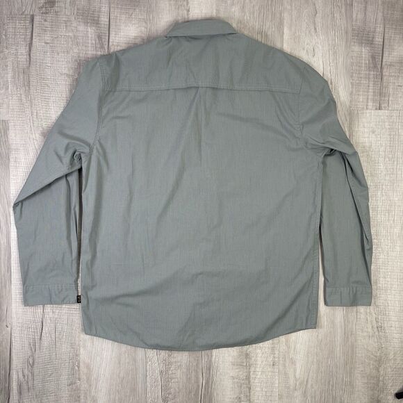 Howler Bros Gaucho Snapshirt Mens XL Green Floral Embroidery Western Vented P - Picture 9 of 9